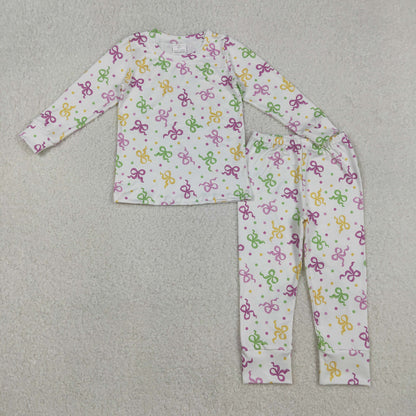 Sibling Baby Boys Girls Mardigras Pajamas Clothes Sets
