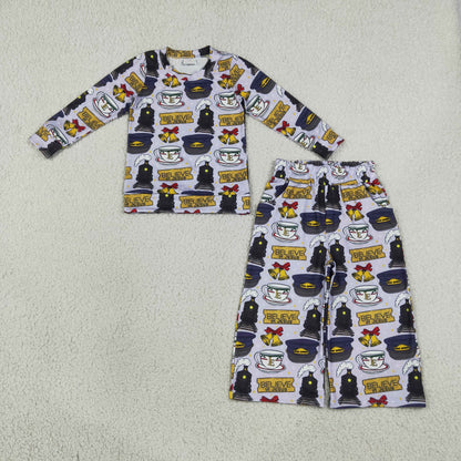 Siblings Baby Boys Girls Believe in Jesus Top Pockets Pants Clothes Sets