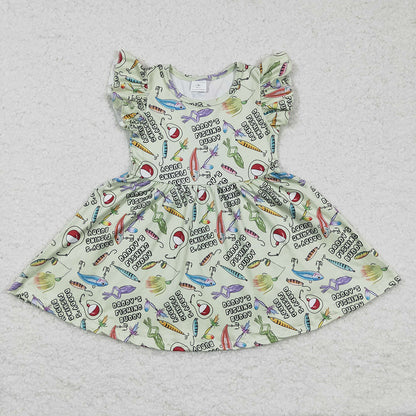 Sibling Girls Baby Boys Daddy Fishing Buddy Dresses Outfits