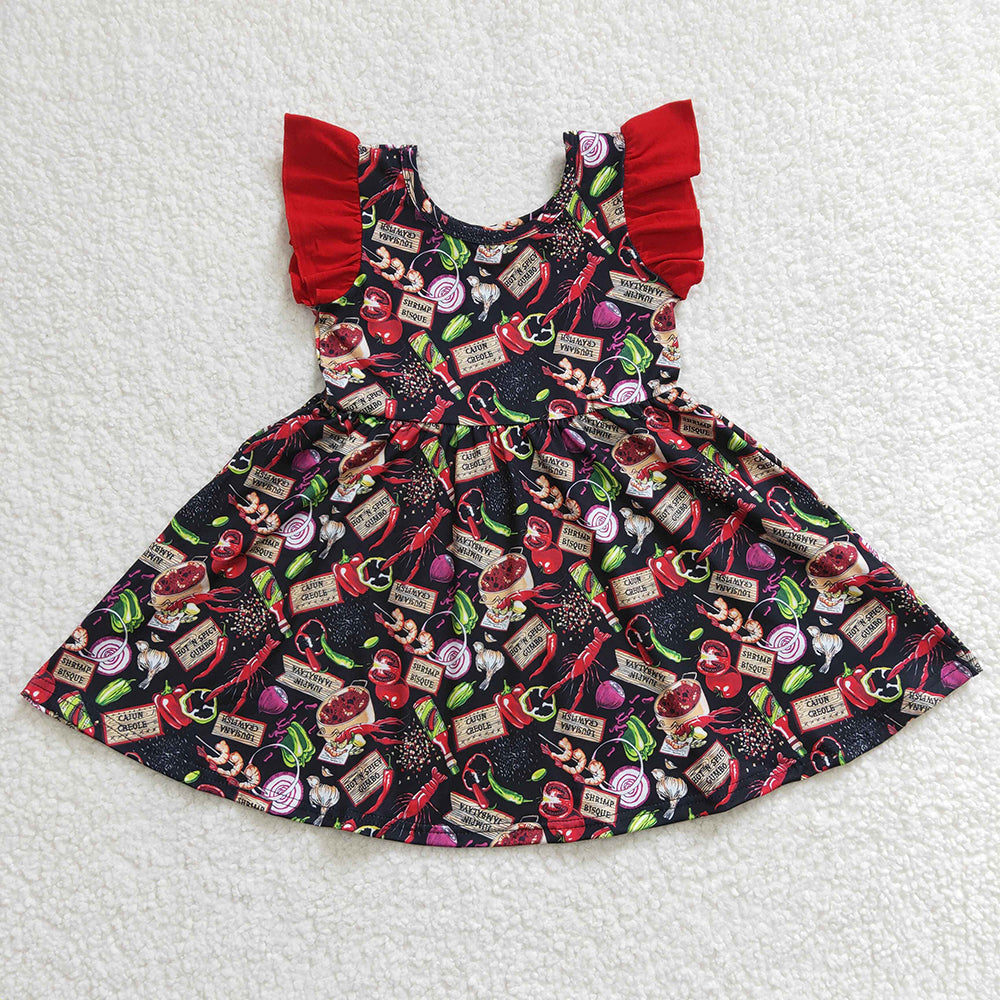 Sibling Baby Girls Crawfish Boys Rompers Dresses Outfits