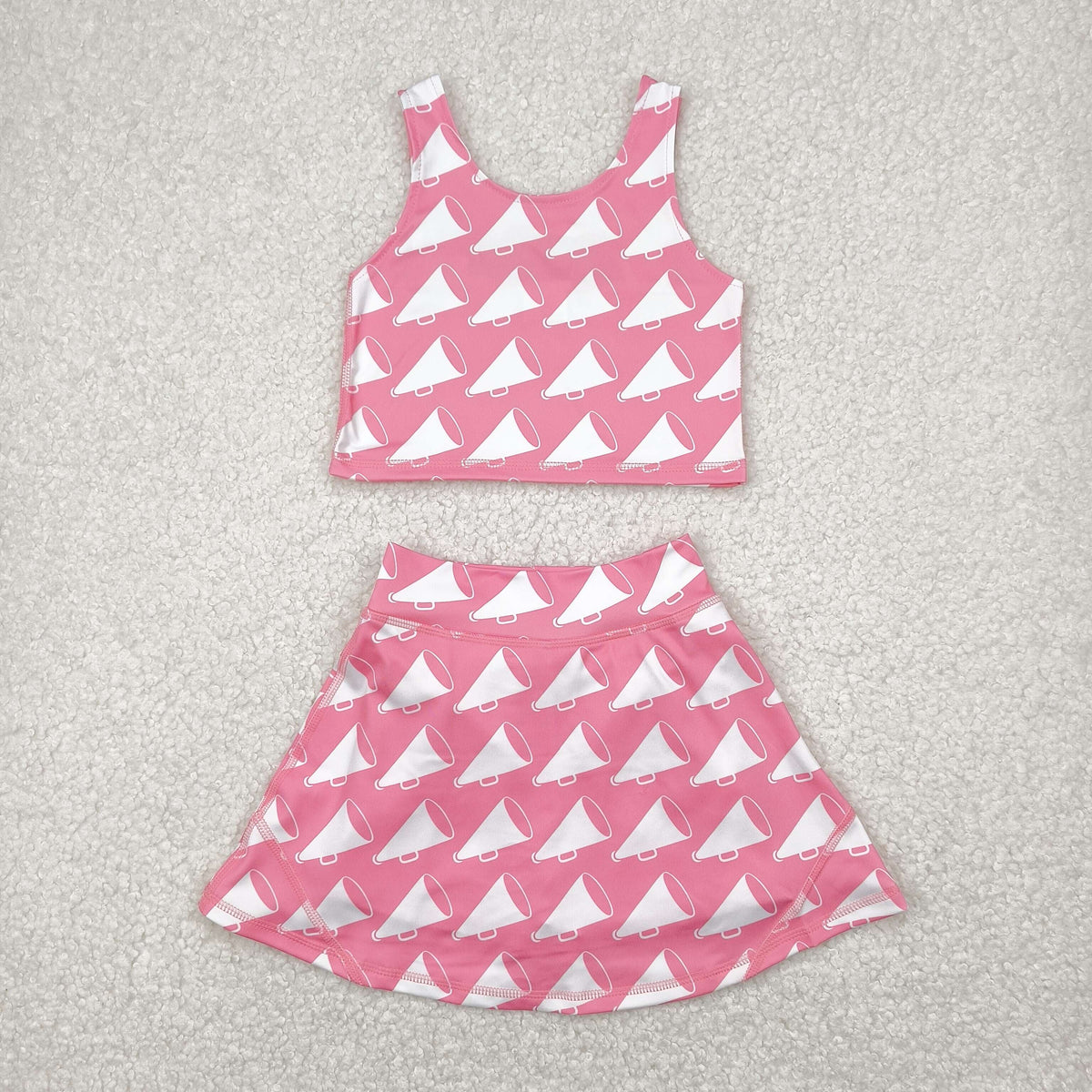 Sibling Baby Girls Football Baseball Cheer Yoga Active Wear Top Shorts Skirts Clothes Sets