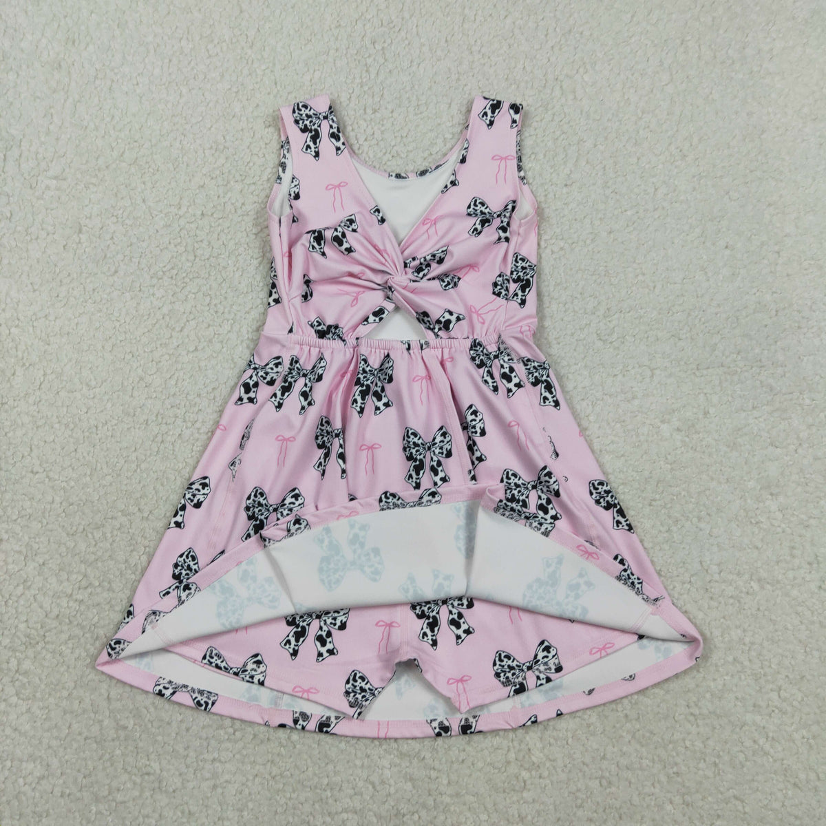 Sibling Baby Girls Colorful Flowers Active Yoga Active Knee Length Dresses