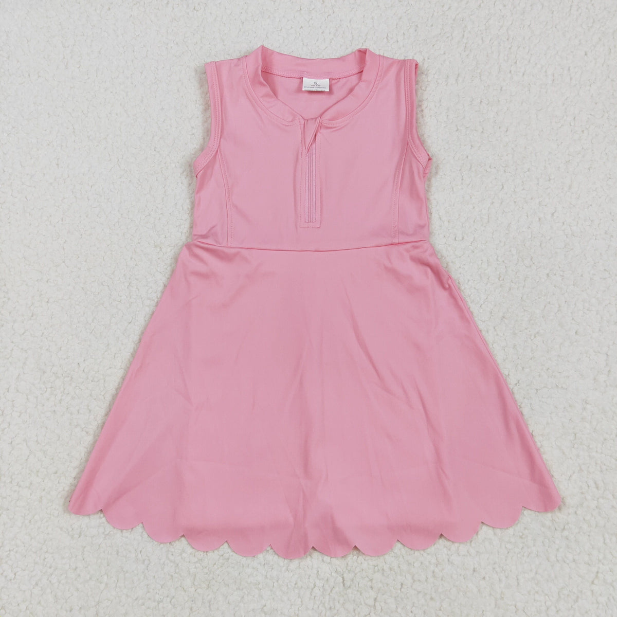 Sibling Baby Girls Yoga Zip Active Wear Skort Knee Length Dresses