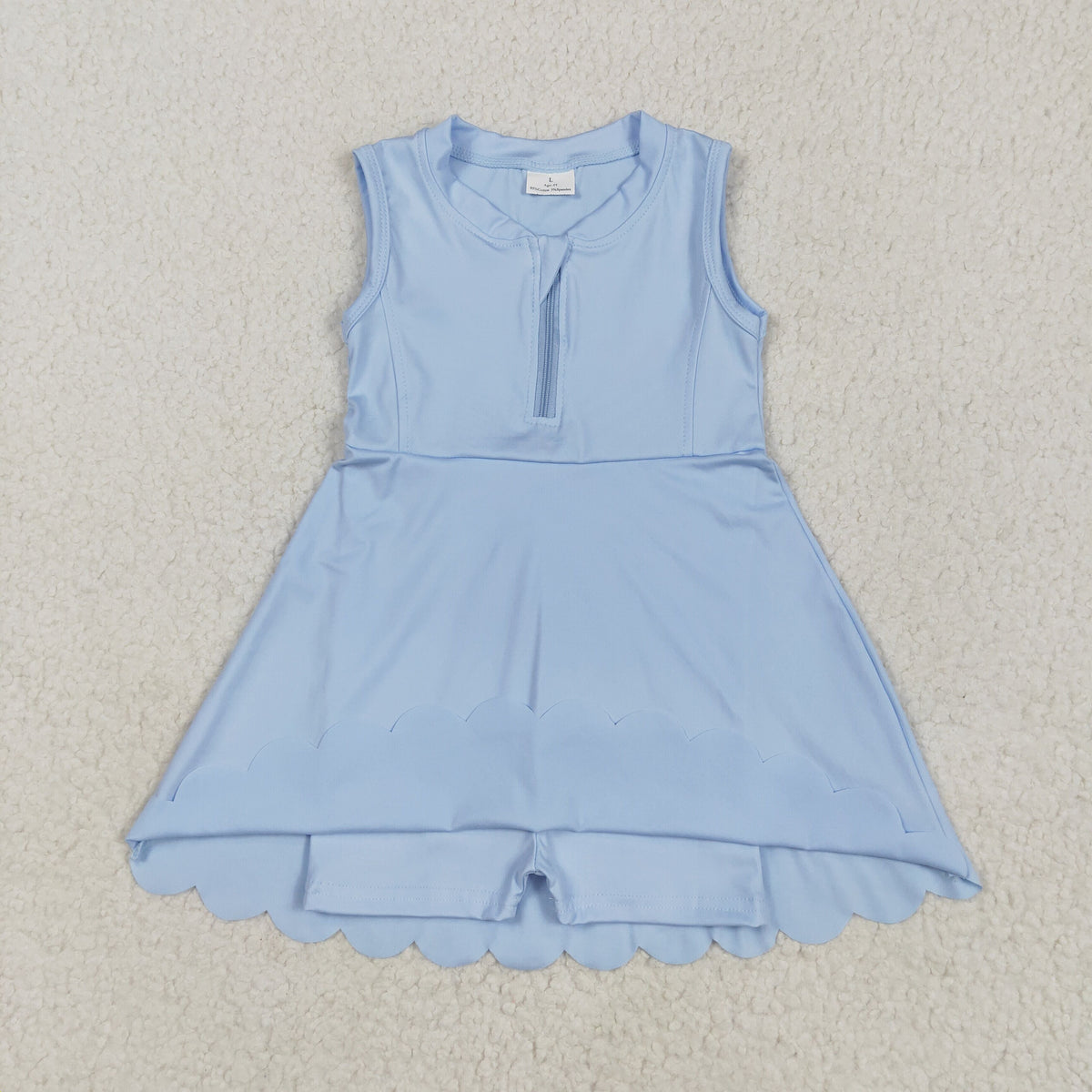 Sibling Baby Girls Yoga Zip Active Wear Skort Knee Length Dresses