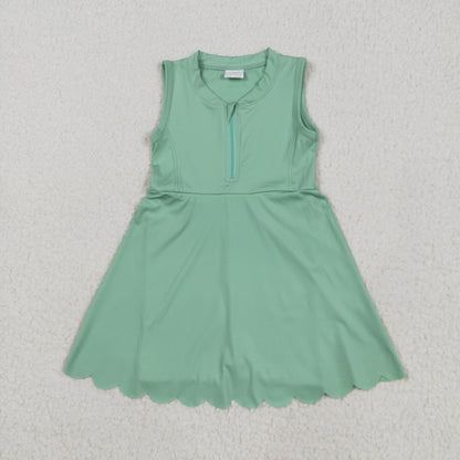 Sibling Baby Girls Yoga Zip Active Wear Skort Knee Length Dresses