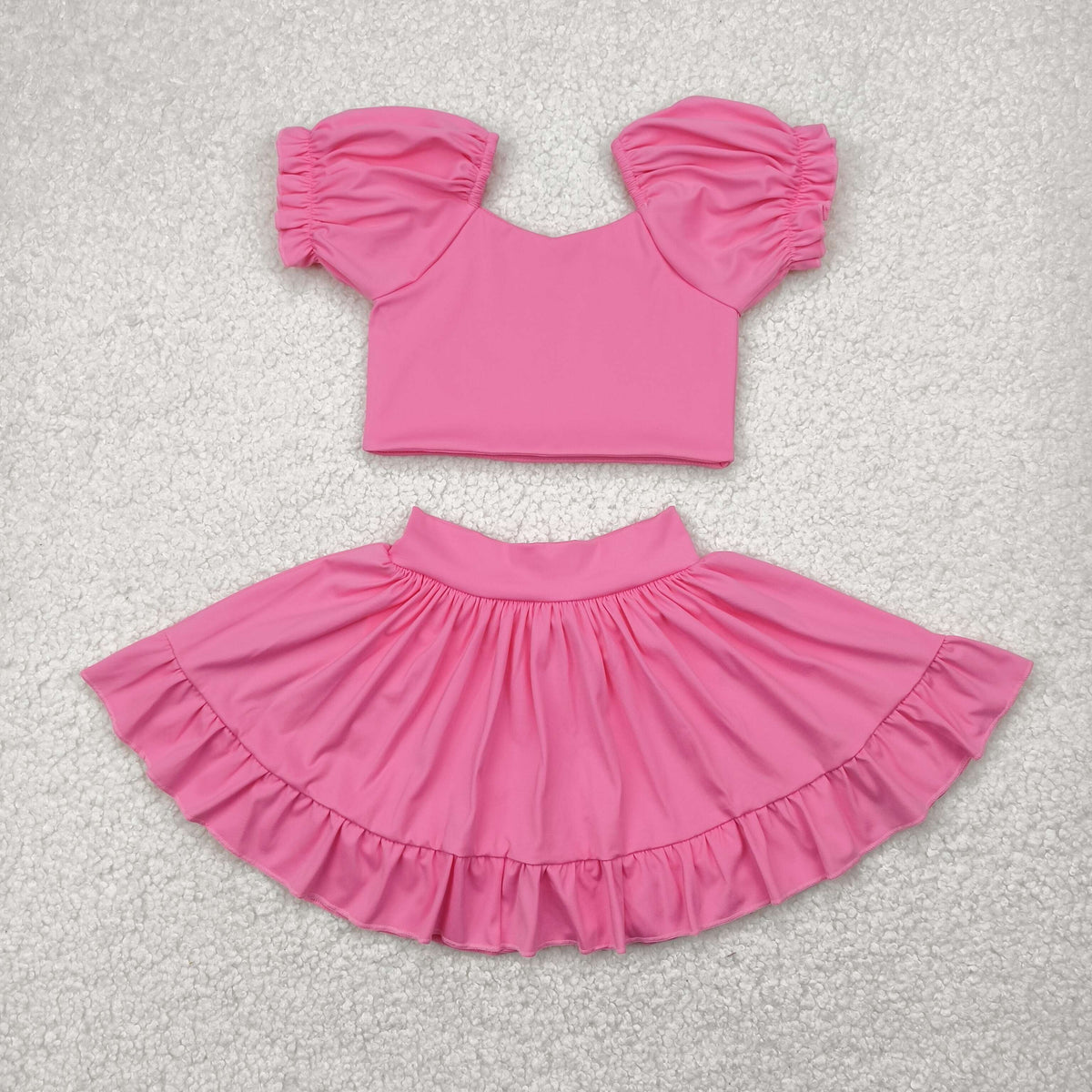 Sibling Baby Girls Yoga Shirt Skort Active Wear Clothes Sets
