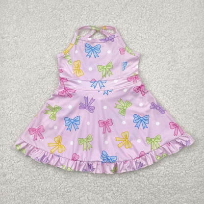 Sibling Baby Girls Straps Sports Wear Yoga Athletic Knee Length Dresses