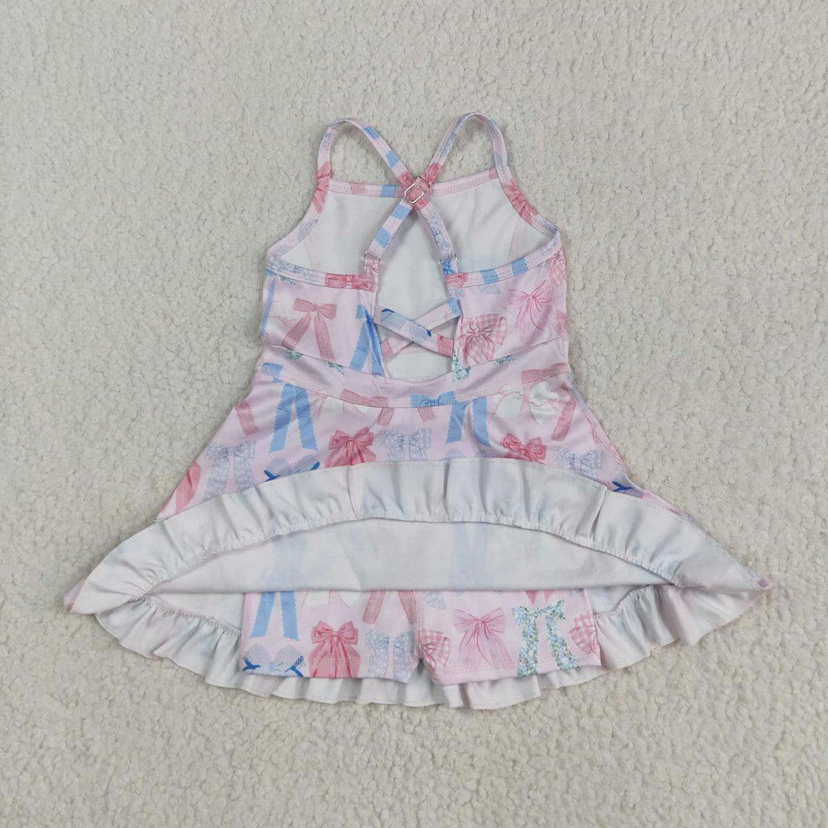 Sibling Baby Girls Straps Sports Wear Yoga Athletic Knee Length Dresses