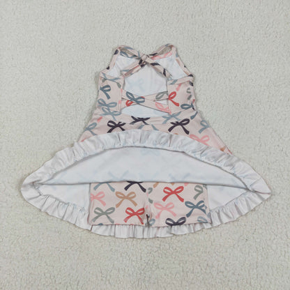Sibling Baby Girls Straps Sports Wear Yoga Athletic Knee Length Dresses