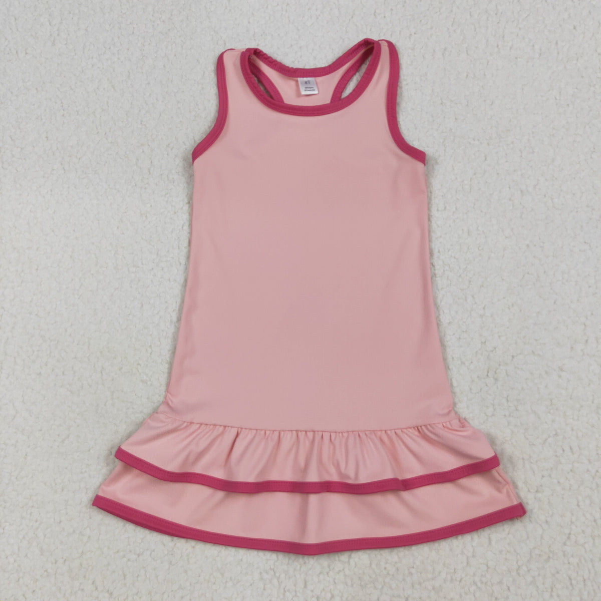 Sibling Baby Girls Sleeveless Yoga Knee Length Dresses