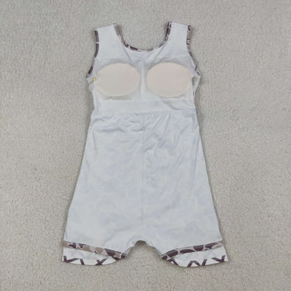 Sibling Baby Girls Ice-cream Drip Yoga Skort Knee Length Dresses