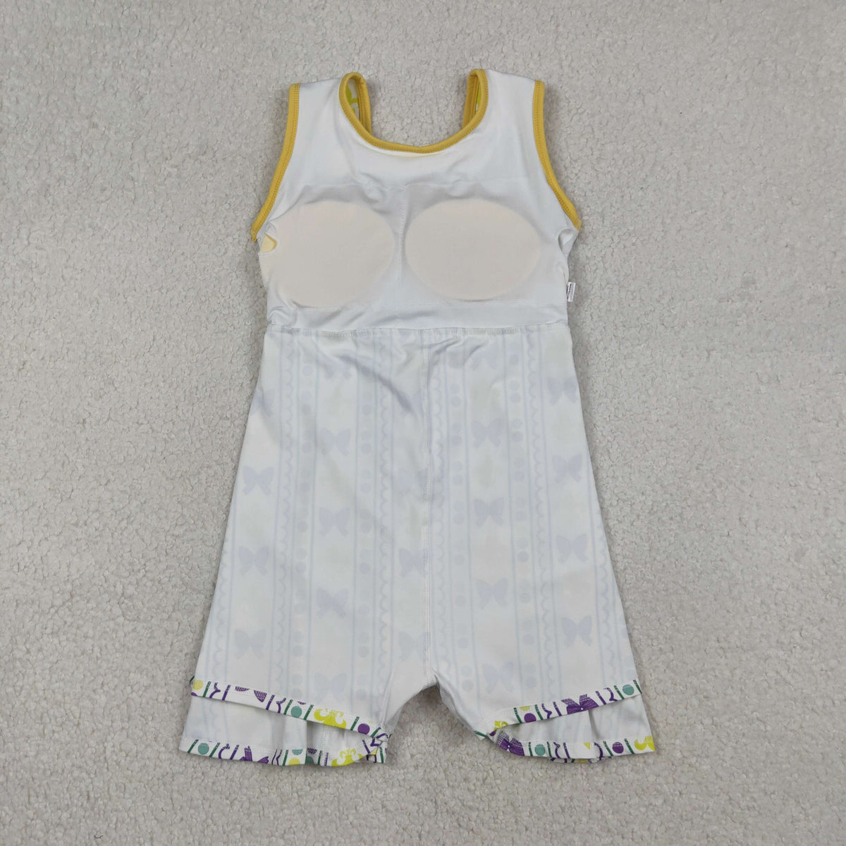 Sibling Baby Girls Mardigras Bows Anchors Stripe Yoga Active Shorts Knee Length Dress Skorts Clothes Sets