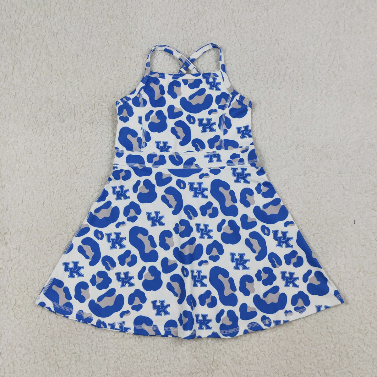 Sibling Baby Girls Bows UK Team Clothes Sets Yoga Active Knee Length Dress Butterfly Shorts
