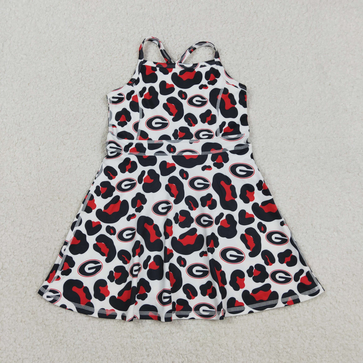 Sibling Mama and Me Kids Bows G Team Clothes Sets Yoga Active Dress Butterfly Shorts