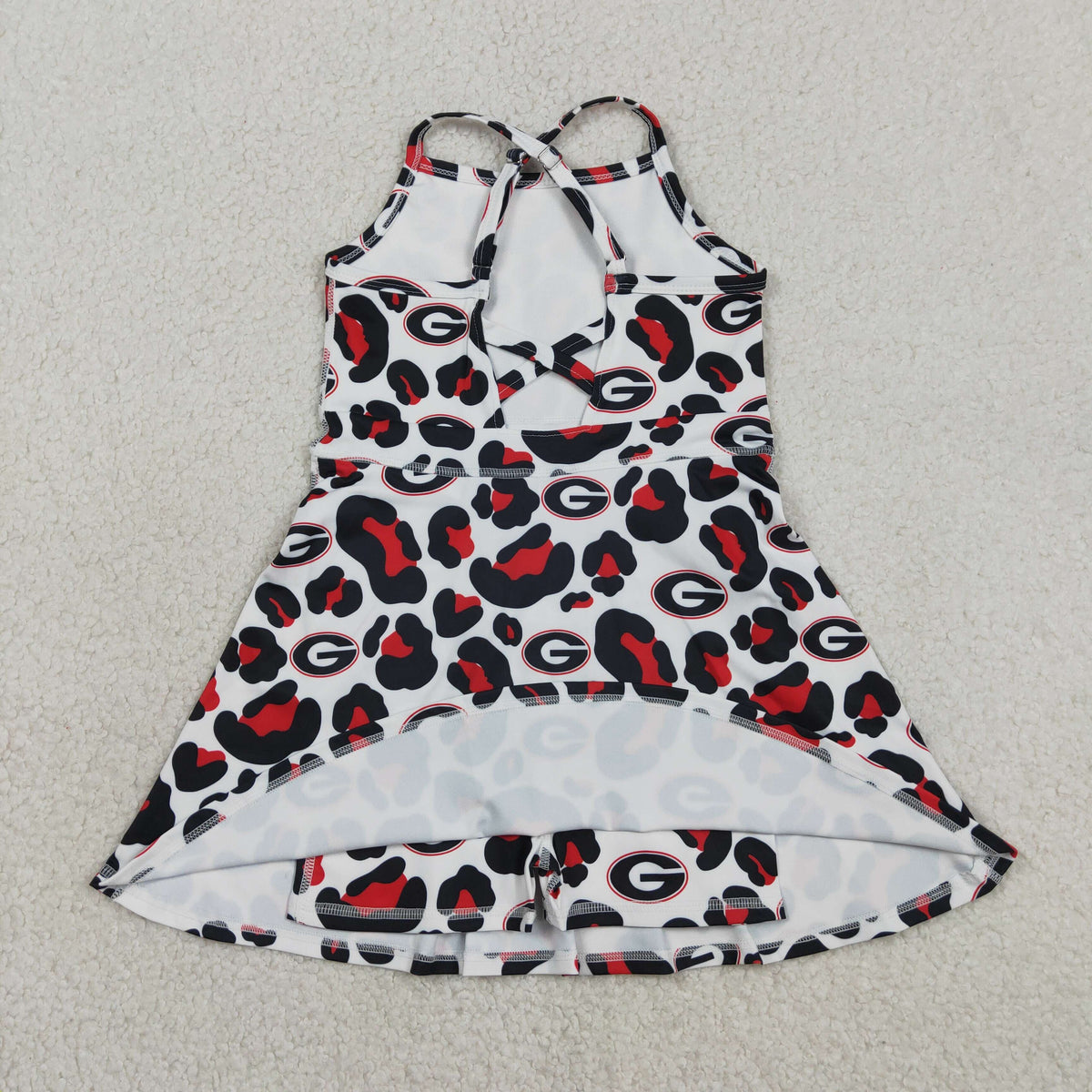 Sibling Mama and Me Kids Bows G Team Clothes Sets Yoga Active Dress Butterfly Shorts