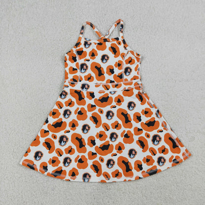 Sibling Mama and Me Kids T Vols Team Polo Shirt Butterfly Short Yoga Active Strap Dresses