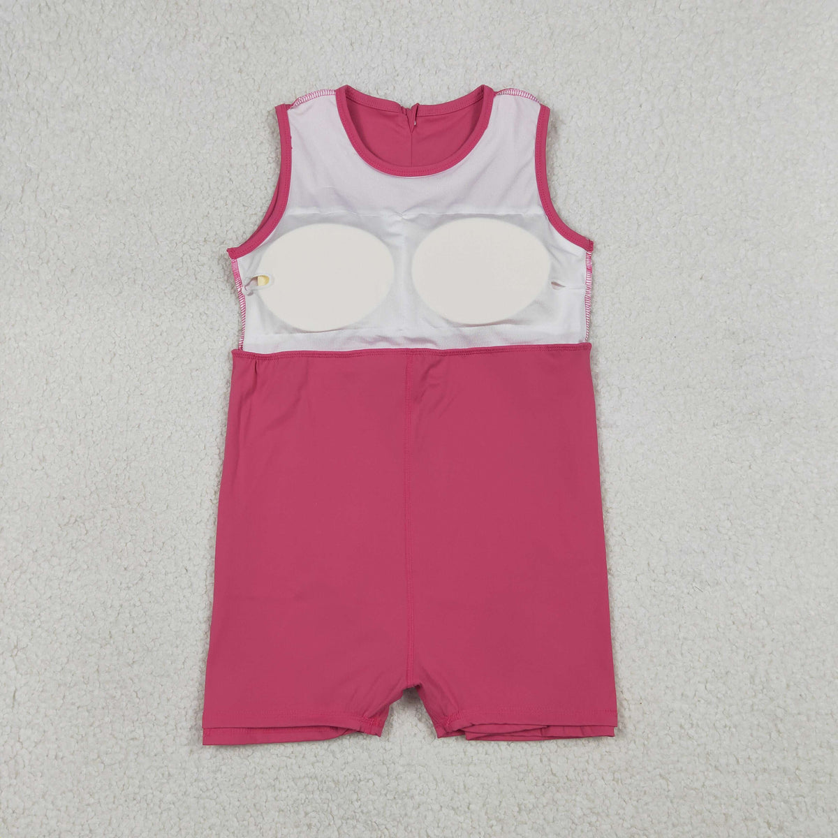 Sibling Baby Girls Sleeveless Back Zip Yoga Active Shorts Knee Length Dresses