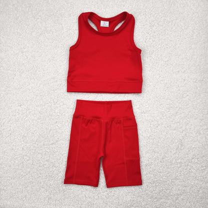 Sibling Baby Girls Athletic Active Wear Top Shorts Clothes Sets
