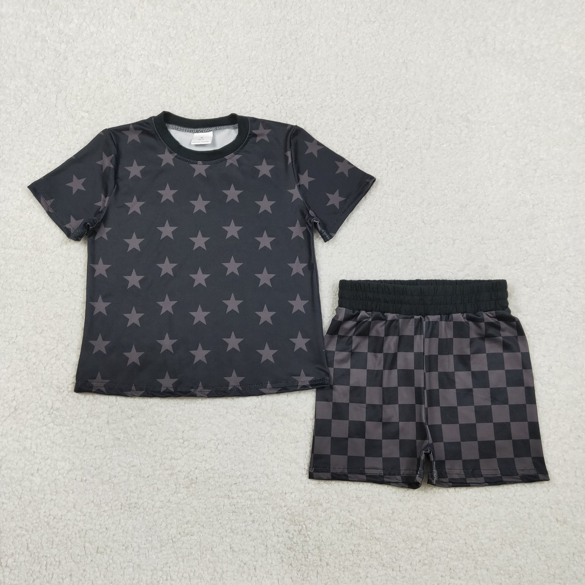 Sibling Baby Girls Summer Stars USA Top Shorts 4th of July Slouchy Pajamas Clothes Sets