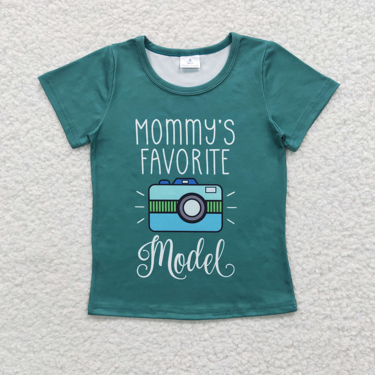 Sibling Dad and Mamas Boys Girls Short Sleeves Flowers T-shirts Top