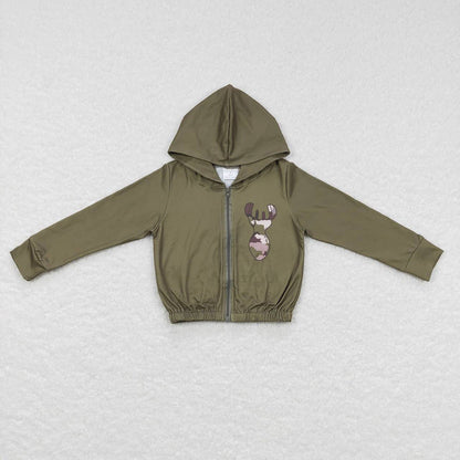 Sibling Baby Girls Camouflage Hunting Season Hooded Tops Cardigans Jackets
