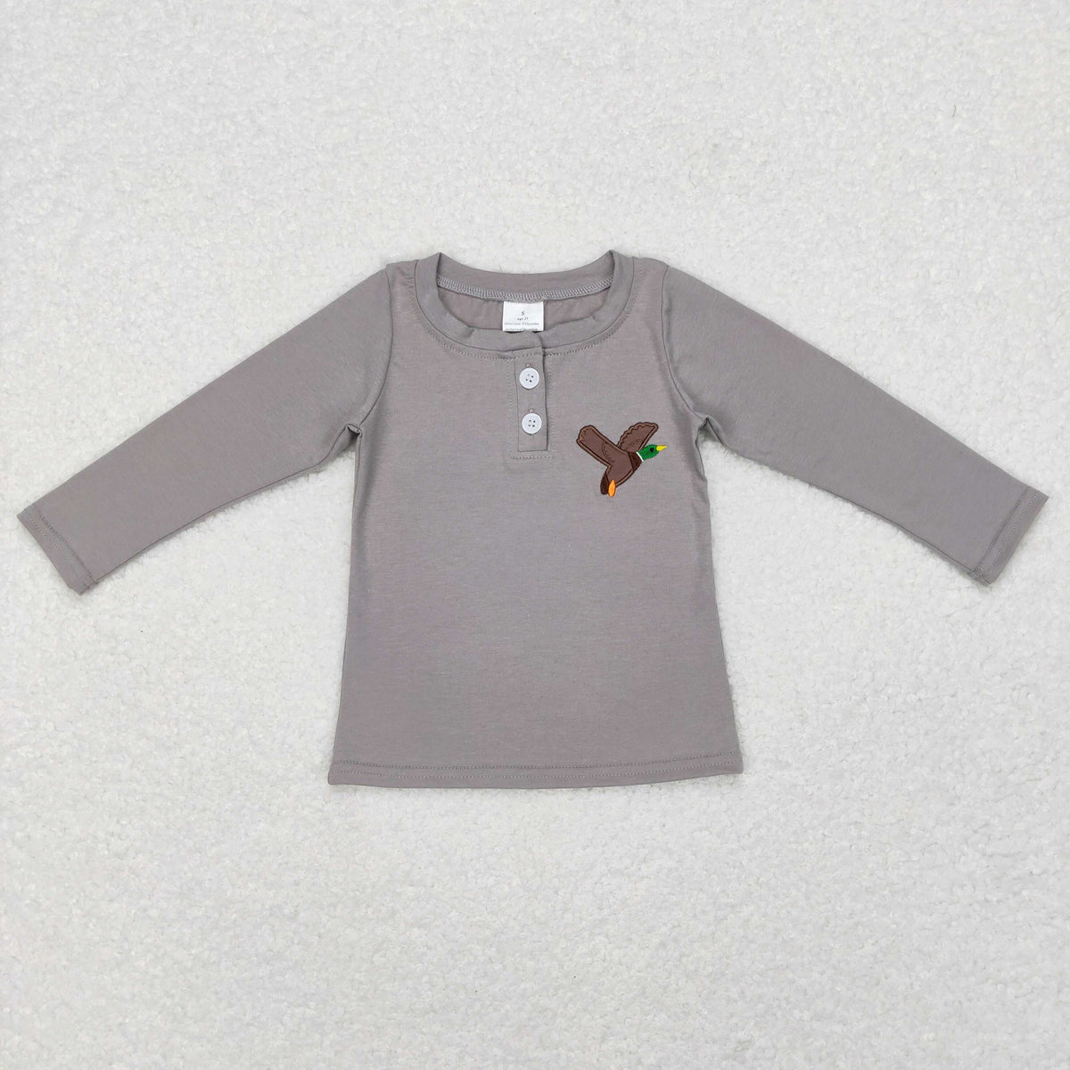 Sibling Baby Boys Girls Embroidery Ducks Dogs Fishing Southern Hunting Tee Shirts Top