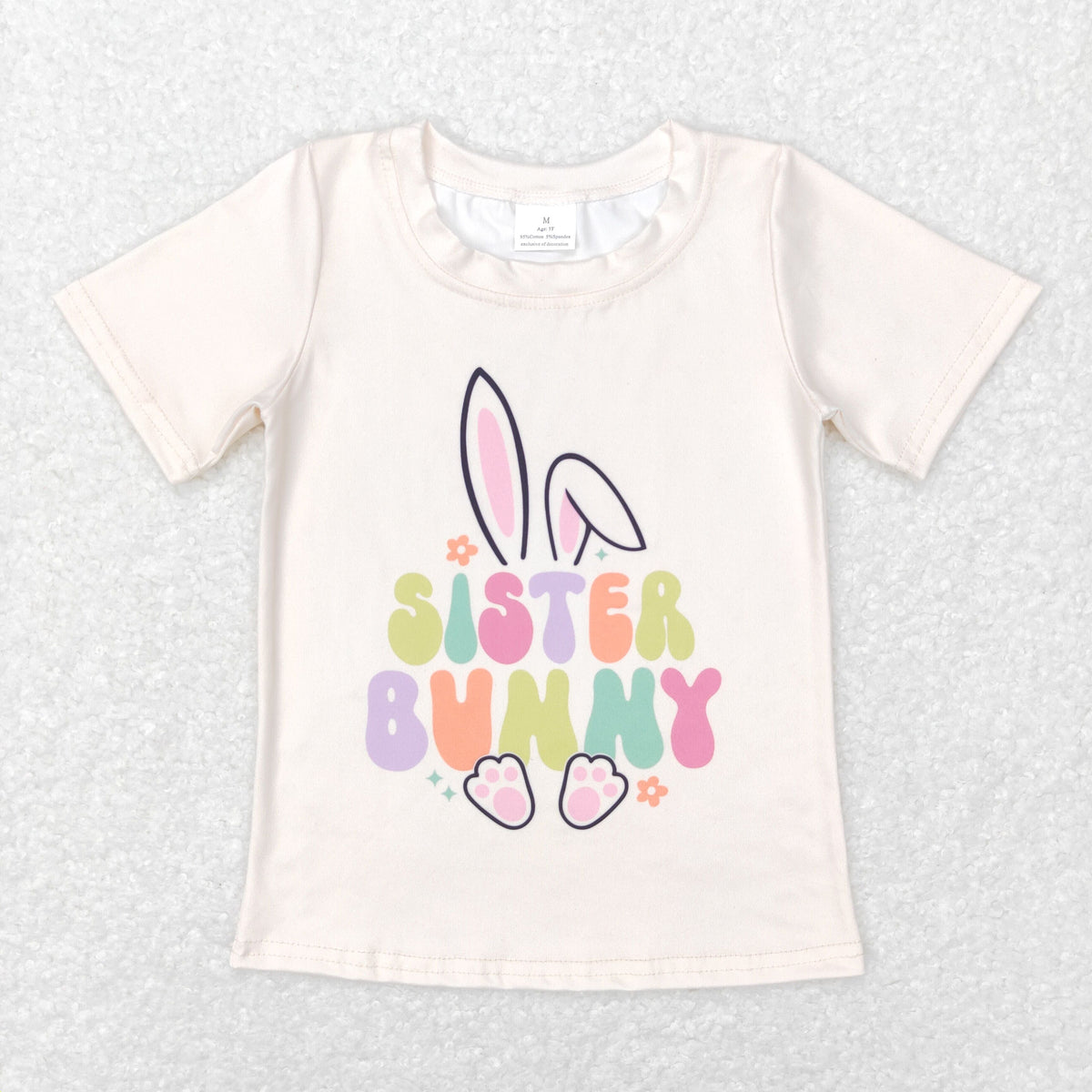 Sibling Baby Boys Girls Eggs Rabbits Easter Tee Shirts Top