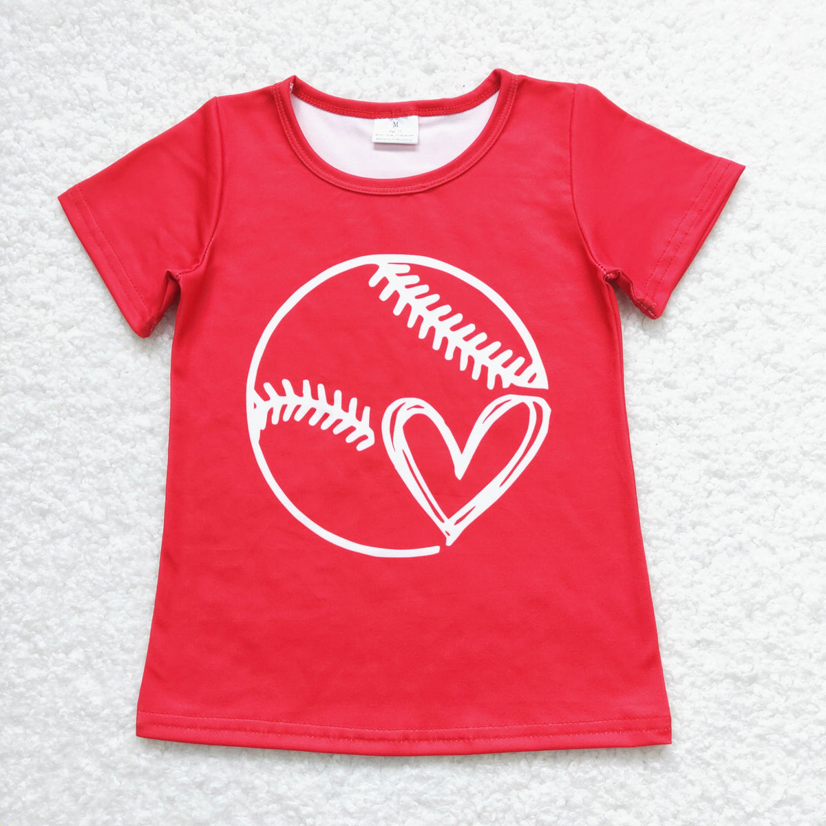 Sibling Baby Boys Girls Footballs Baseballs Team Tee Shirts Top