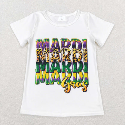 Sibling Baby Boys Girls Mardigras Crayfishes Tee Shirts Top