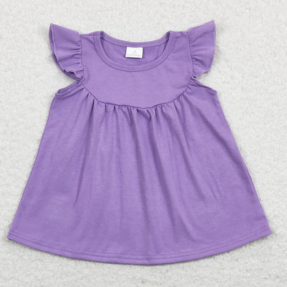 Sibling Baby Girls Flowers Cakes Tee Shirts Top