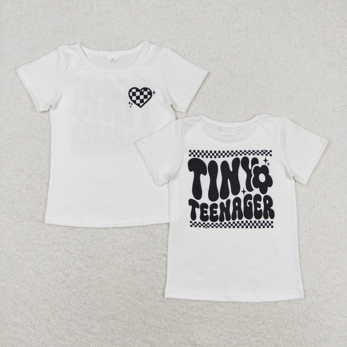Sibling Baby Girls Flowers Cakes Tee Shirts Top