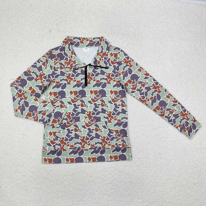 Sibling Family Mama Kids Southern Green Camo Zip Pullover Hoodie Tops Shorts Pajamas Sets