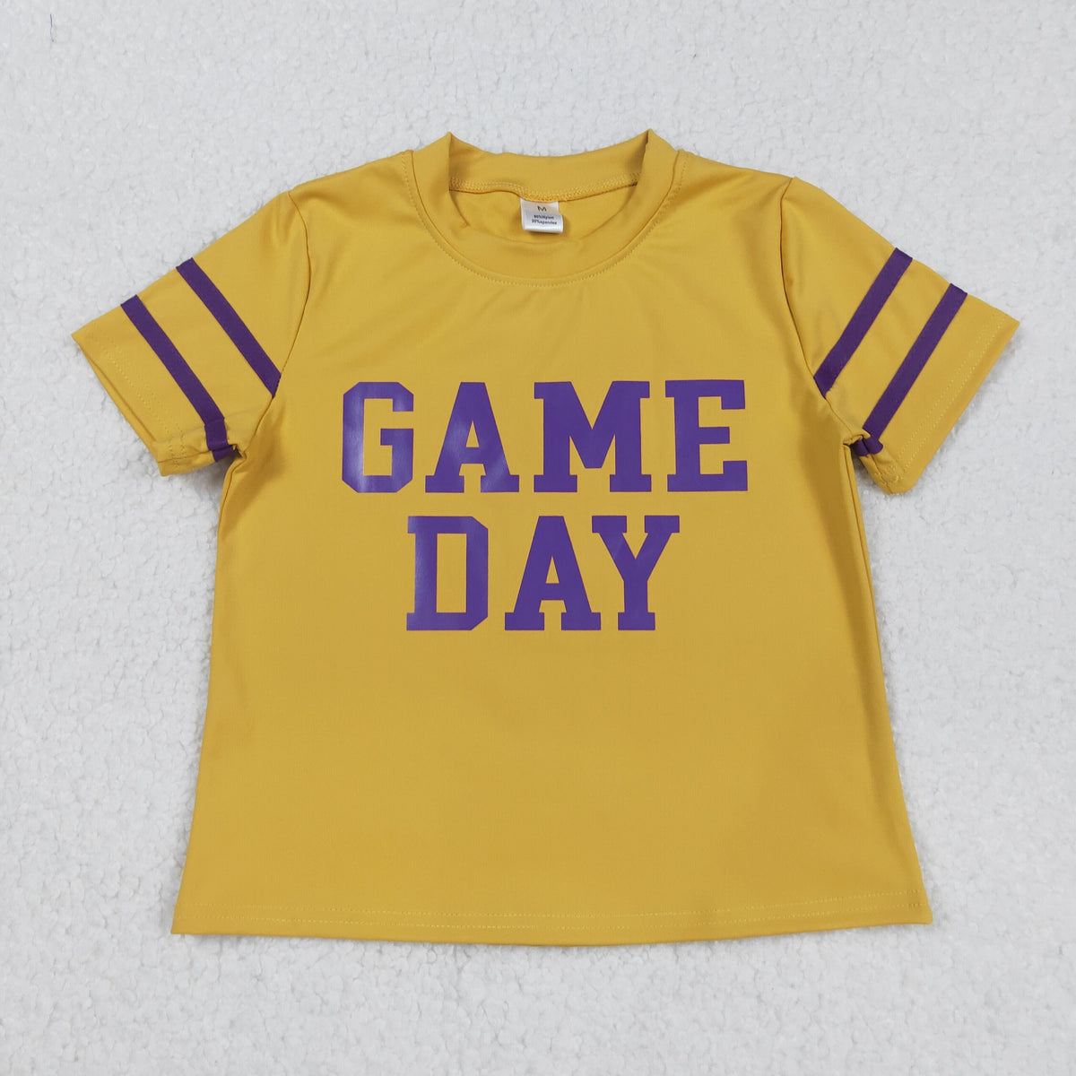 Sibling Baby Girls Game Day Yoga Active Team Tee Shirts Tops