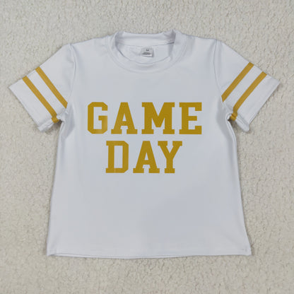 Sibling Baby Girls Game Day Yoga Active Team Tee Shirts Tops