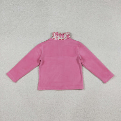 Sibling Baby Boys Girls Long Sleeve Sherpa Zipper Pullovers Top