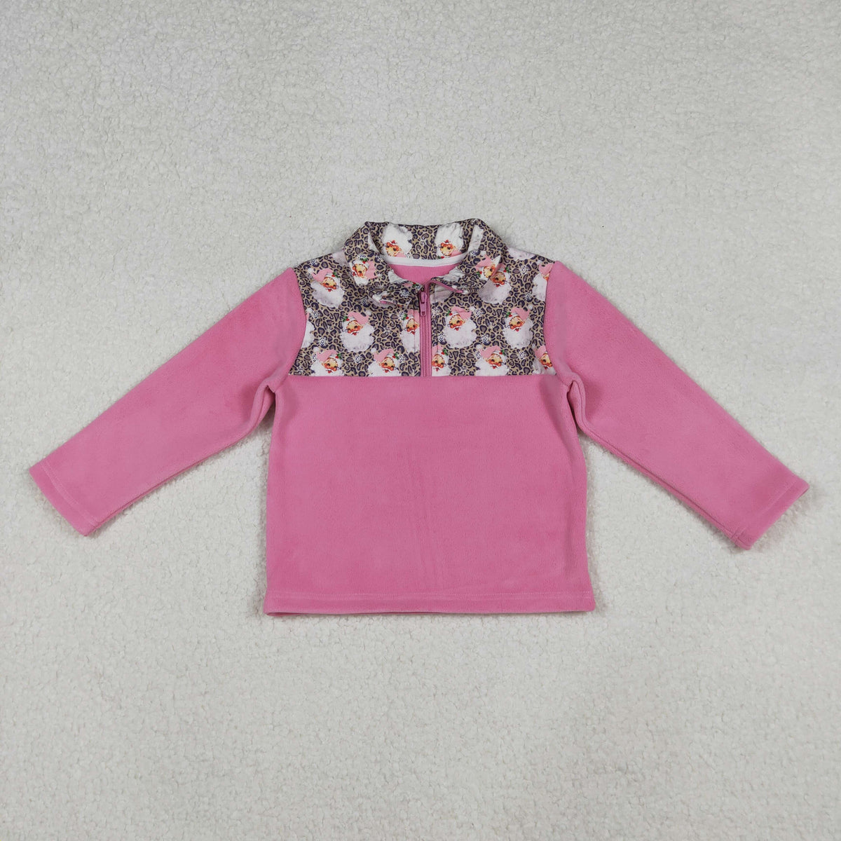 Sibling Baby Boys Girls Long Sleeve Sherpa Zipper Pullovers Top