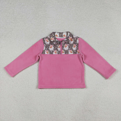Sibling Baby Boys Girls Long Sleeve Sherpa Zipper Pullovers Top