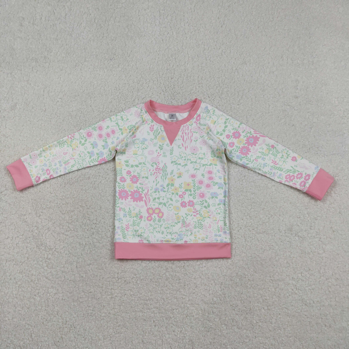 Sibling Baby Girls Long Sleeve Floral Yoga Active T-shirts Top