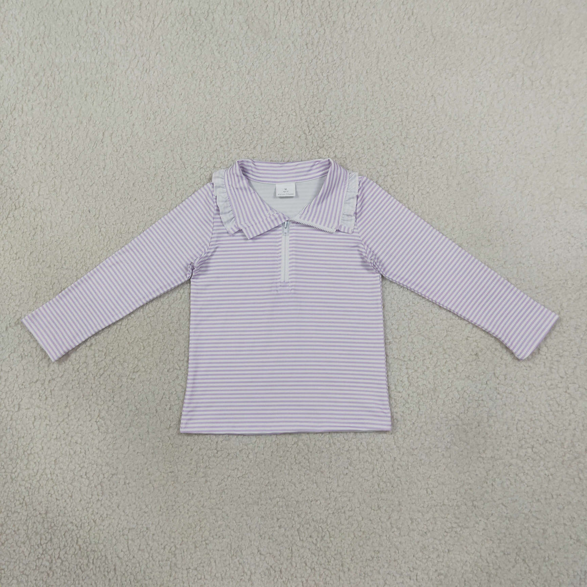 Siblings Baby Kids Long Sleeves Light Blue Stripe Zip Pullovers Top