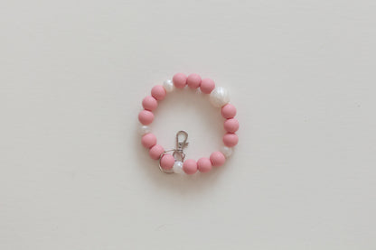 Mauve Succulent Wristlet