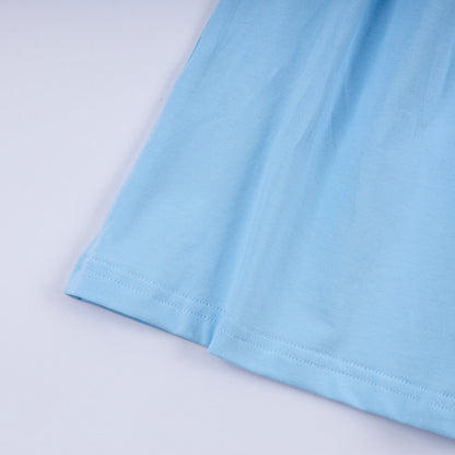 Blue nativity hand smocked dress