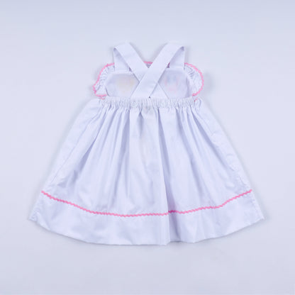 White character ruffle dress