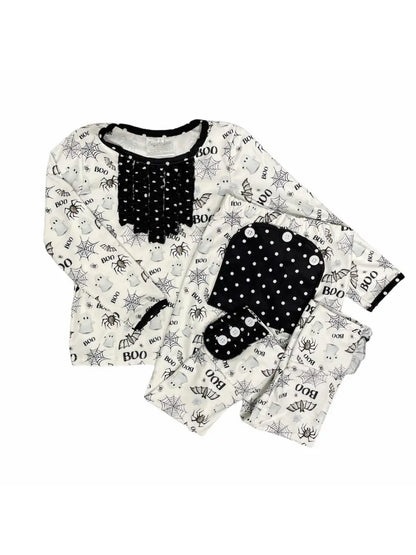 Halloween Dreams - Ruffle Buttflap Pjs - Cajun Cuties & Co