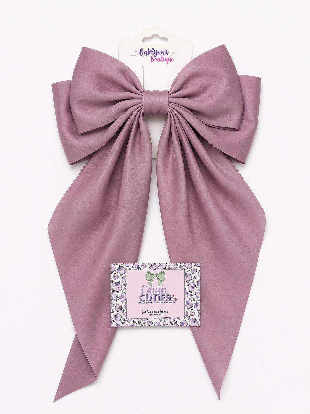Boutique Hair Bow dusty pink