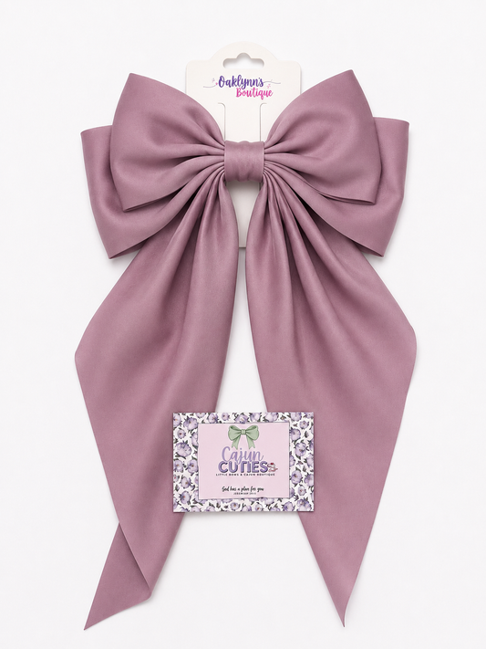 Boutique Hair Bow dusty pink