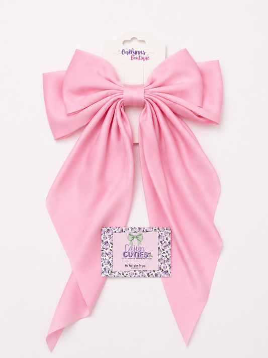 Boutique Hair Bow Pretty n pink