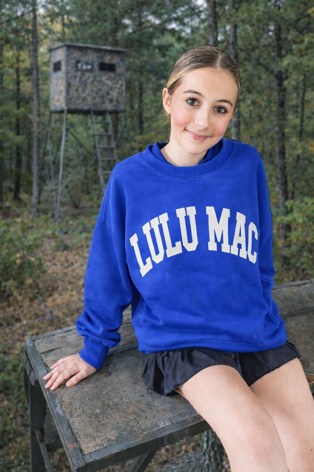Youth Lulu Mac Royal Blue  Sweatshirt