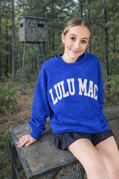 Youth Lulu Mac Royal Blue  Sweatshirt