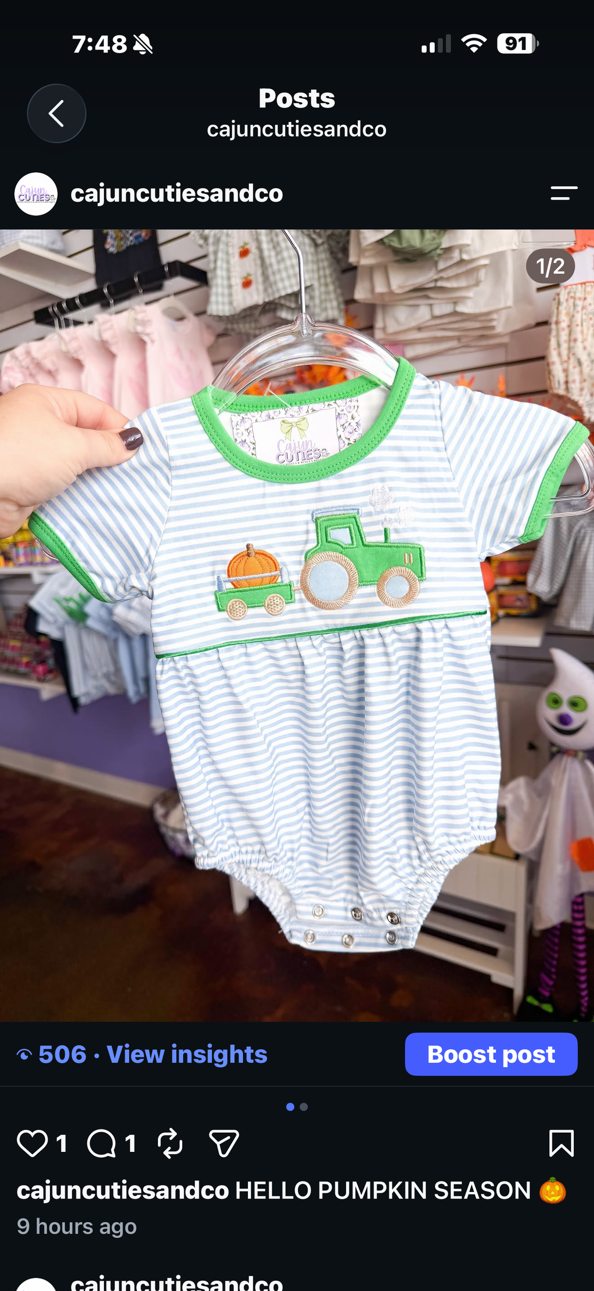 Tractor Boy Pumpkin Bubble