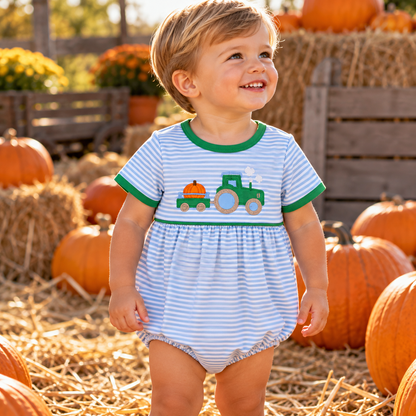 Tractor Boy Pumpkin Bubble
